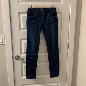 Blue jeans, mid rise, M/L